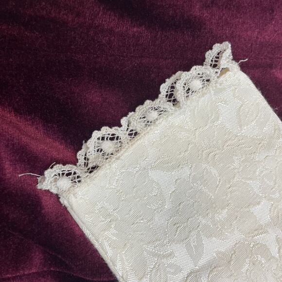 Vintage Pretty As A Picture Velvet And Lace Dress - Picture 4 of 7